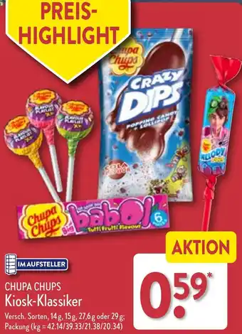 Aldi Nord CHUPA CHUPS Kiosk-Klassiker Angebot