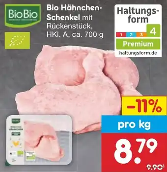 Netto Marken-Discount Bio Hähnchen-Schenkel ca. 700 g Angebot