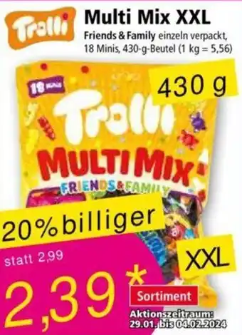 Norma Trolli Multi Mix XXL 430 g Beutel Angebot