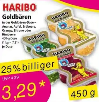 Norma HARIBO Goldbären 450 g Dose Angebot