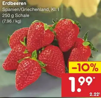 Netto Marken-Discount Erdbeeren 250 g Schale Angebot