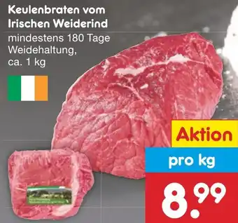 Netto Marken-Discount Keulenbraten vom Irischen Weiderind ca. 1 kg Angebot