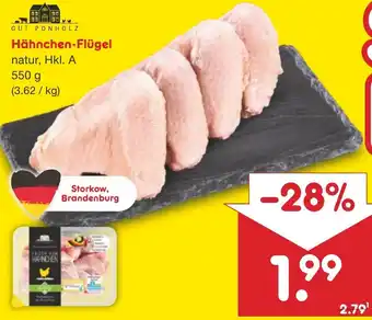 Netto Marken-Discount GUT PONHOLZ Hähnchen-Flügel 550 g Angebot