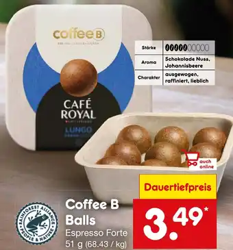 Netto Marken-Discount Coffee B Balls 51 g Angebot