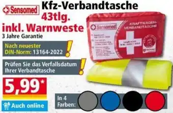 Norma Sensomed Kfz-Verbandtasche 43tlg. inkl. Warnweste Angebot