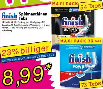 Norma finish Spülmaschinen Tabs Angebot