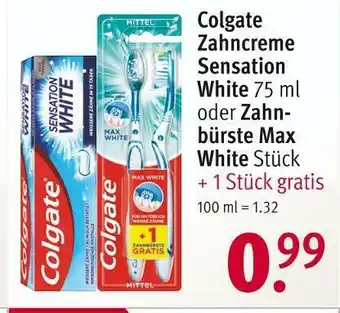 Rossmann Colgate zahncreme oder zahnbürste Angebot