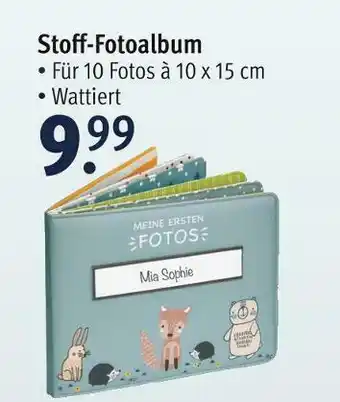 Rossmann Stoff-fotoalbum Angebot