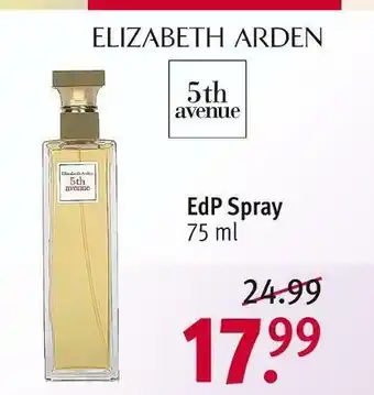 Rossmann Elizabeth arden edp spray Angebot