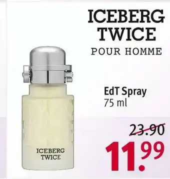 Rossmann Iceberg twice edt spray Angebot