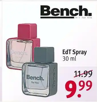 Rossmann Bench. edt spray Angebot