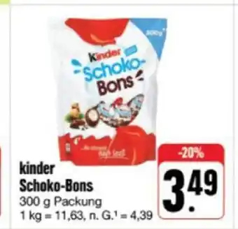 nah & gut Kinder Schoko Bons 300g Angebot