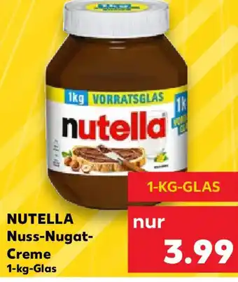 Kaufland NUTELLA Nuss-Nugat-Creme 1-KG-GLAS Angebot