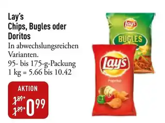 Galeria Markthalle Lay's Chips, Bugles oder Doritos 95-175g Angebot