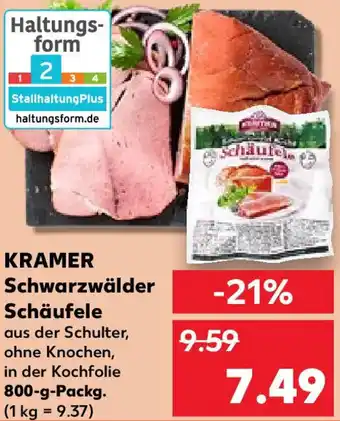 Kaufland KRAMER Schwarzwälder Schäufele 800 g Packg. Angebot