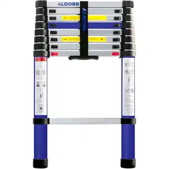 Hornbach Aldorr home - teleskopleiter 2,60m - mehrzweckleiter - belastbarkeit bis zu 150kg - soft-close-system Angebot