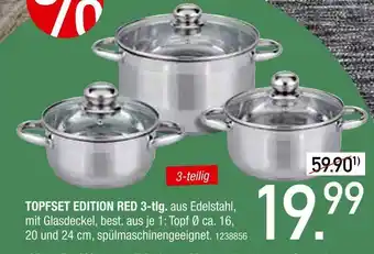 Osca Möbel Topfset edition red 3-tlg Angebot