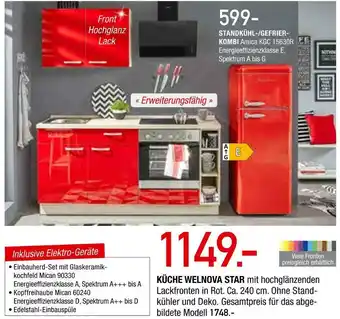 Osca Möbel Küche welnova star Angebot