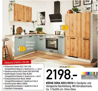 Osca Möbel Küche xora xo31/xo10 Angebot