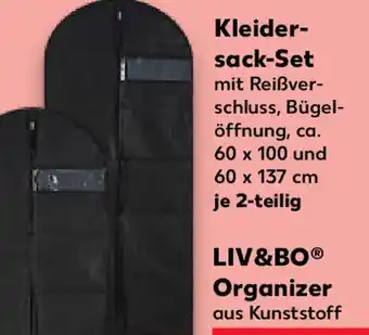 Kaufland LIV&BO Organizer Kleider-sack Set Angebot