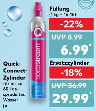 Kaufland Quick-Connect- Zylinder Füllung Angebot