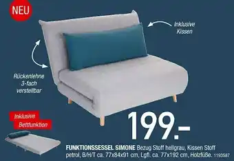 Osca Möbel Funktionssessel simone Angebot