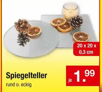 Zimmermann Spiegelteller Angebot