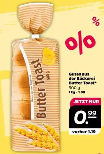 NETTO Gutes aus der Bäckerei Butter Toast 500 g Angebot