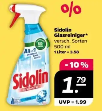 NETTO Sidolin Sidolin Glasreiniger* versch. Sorten 500 ml 500 ml Angebot