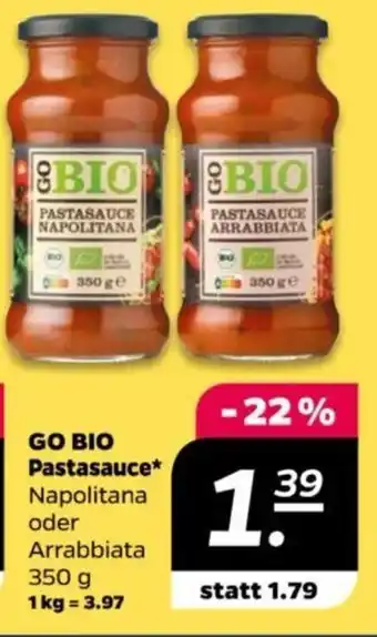 NETTO GO BIO Pastasauce 350 g Angebot