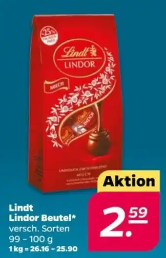 NETTO Lindor Beutel 99 - 100 g Angebot