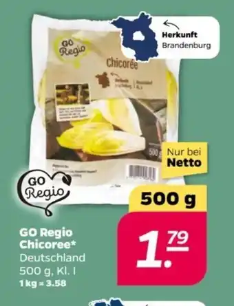 NETTO GO Regio Chicoree Deutschland 500 g Angebot