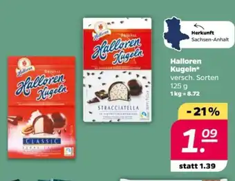 NETTO Halloren Kugeln 125 g Angebot