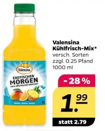 NETTO Valensina Kühlfrisch-Mix 1000 ml Angebot