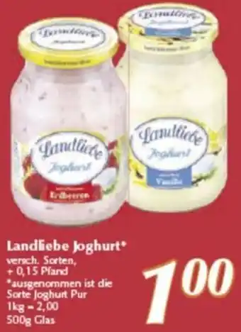 inkoop Landliebe Joghurt 500 g Glas Angebot