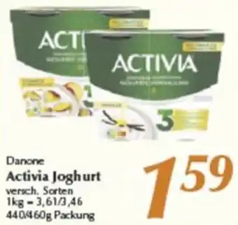 inkoop Danone Activia Joghurt 440/460 g Packung Angebot