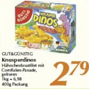 inkoop GUT&GÜNSTIG Knusperdinos 400g Packung Angebot