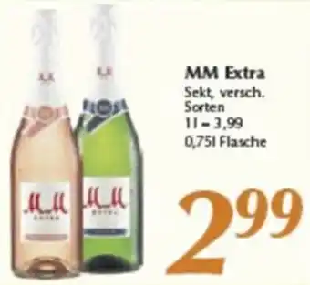 inkoop MM Extra Sekt 0,75 L Flasche Angebot