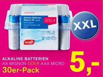 KODi ALKALINE BATTERIEN 30er-Pack Angebot