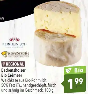 CITTI Markt Backensholzer Bio Crémeer 100 g Angebot