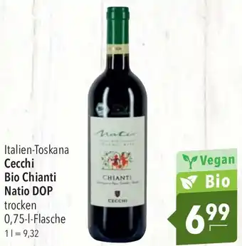 CITTI Markt Italien-Toskana Cecchi Bio Chianti Natio DOP 0,75 L Flasche Angebot