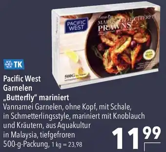 CITTI Markt Pacific West Garnelen ,,Butterfly" mariniert 500 g Packung Angebot