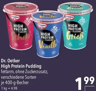 CITTI Markt Dr. Oetker High Protein Pudding 400 g Becher Angebot