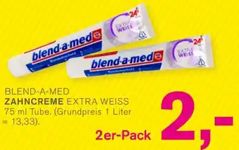 KODi BLEND-A-MED ZAHNCREME EXTRA WEISS 75 ml Tube Angebot