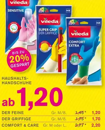 KODi VILEDA HAUSHALTS-HANDSCHUHE Angebot