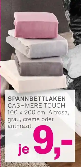 KODi SPANNBETTLAKEN CASHMERE TOUCH Angebot