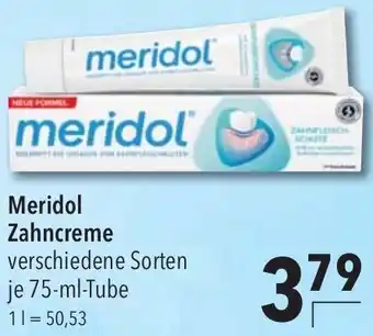 CITTI Markt Meridol Zahncreme 75 ml Tube Angebot