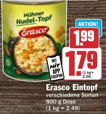 Hit Erasco Eintopf 800 g Dose Angebot