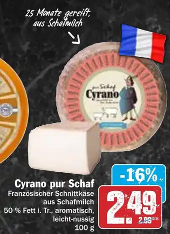 Hit Cyrano pur Schaf 100 g Angebot