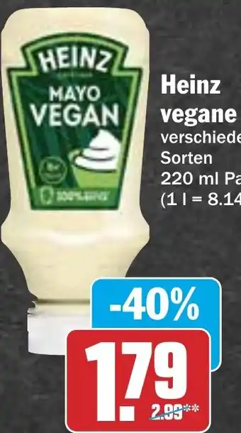 Hit Heinz vegane Mayo 220 ml Packung Angebot